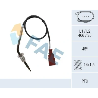 Billede af FAE 68049 Sensoren foran partikelfilter SEAT: Ibiza 4