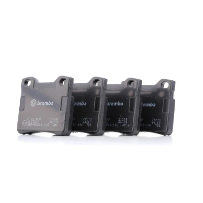 Billede af BREMBO P 61 058 Bremseklodser Ekskl. slidadvarselskontakt med anti knirke plade uden tilbehør PEUGEOT: 406 Sedan, Coupe, 607 Sedan