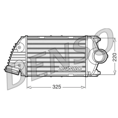 Billede af DENSO DIT28016 Intercooler Aluminium 325x220