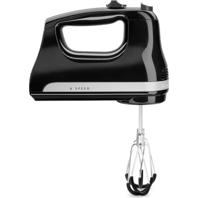 Billede af KitchenAid Håndmixer Med 6 Hastigheder Og Piskeris Fleksibel Kant 5khm6118 Onyx Black