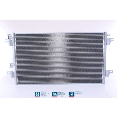Billede af NISSENS 94856 Kondensator uden tørrer Aluminium 700 R 134a RENAULT: LAGUNA 2