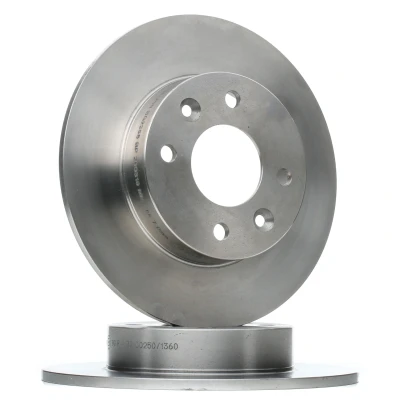 Billede af DELPHI BG2258 Bremseskiver 238 8 4 fuldstændigt olieret ubehandlet uden hjullejer, ABS sensorring RENAULT: TWINGO 1
