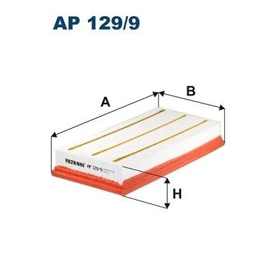 Billede af FILTRON AP 129/9 Luftfilter 49 163 346 Filterindsats LAND ROVER: Range Rover 3, Sport, Discovery 4
