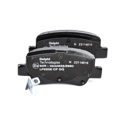 Billede af DELPHI LP2206 Bremseklodser med akustisk advarsel for slid anti knirke plade uden tilbehør TOYOTA: Avensis III Stationcar, Sedan