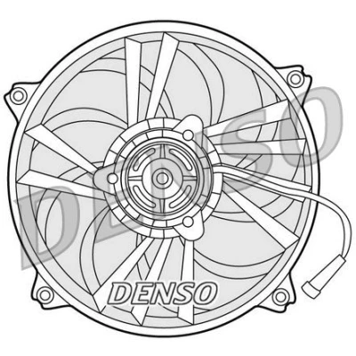 Billede af DENSO DER21014 Køleventilator 385 400 PEUGEOT: 307 Hatchback