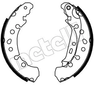 Billede af METELLI 53 0750 Bremsebakker 203,2 38