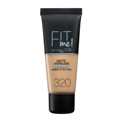 Billede af Maybelline New York FIT ME Matte &amp; Poreless Makeup Foundation, Dame, Størrelse: 30 ml, 320 naturell