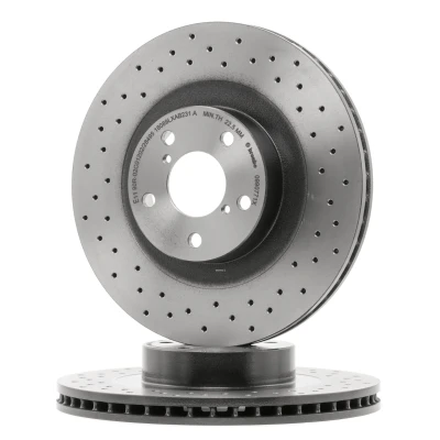 Billede af BREMBO XTRA LINE 09.9077.1X Bremseskiver 293 24 5 perforeret/indv. ventileret coatet SUBARU: Outback III, Forester II, Impreza I Sedan