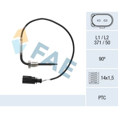 Billede af FAE 68092 Sensoren foran partikelfilter AUDI: A6 C6 Avant, C7 Sedan, VOLKSWAGEN: Touareg II
