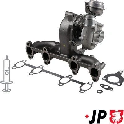 Billede af JP GROUP 1117407800 Turbolader inkl. pakningssæt VOLKSWAGEN: Golf 4, SEAT: Leon I Hatchback
