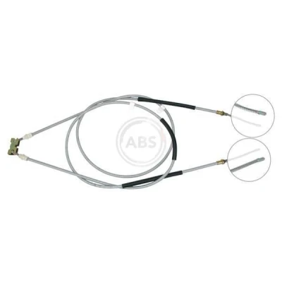 Billede af A.B.S. K11975 Håndbremsekabel 1930, 1875 Tromlebremse til venstre /højrestyring
