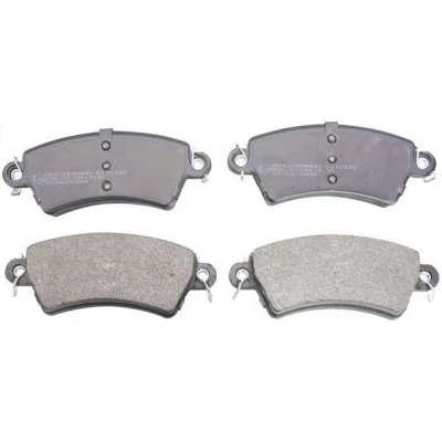 Billede af DENCKERMANN B110128 Bremseklodser foraksel Ekskl. slidadvarselskontakt PEUGEOT: 206 Hatchback, 306 Stationcar, CITROËN: Xsara Coupe