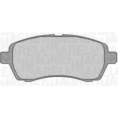 Billede af MAGNETI MARELLI 363916060254 Bremseklodser FORD: FIESTA 6, 6 Van, KA+ Sedan, DAIHATSU: Sirion II