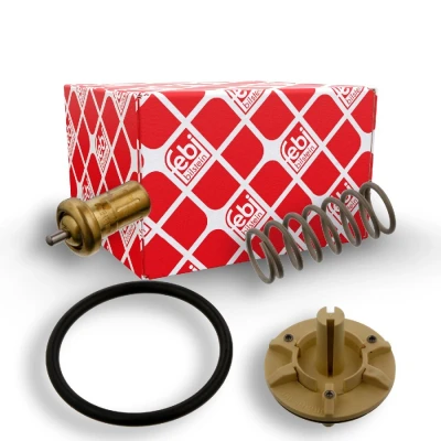 Billede af FEBI BILSTEIN 36844 Termostat 88 med tætningsring plastik VOLKSWAGEN: GOLF 6, Passat B7 Variant, Polo V Hatchback, SEAT: Ibiza 4 Sportcoupe, Altea