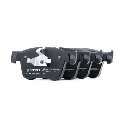 Billede af BOSCH 0 986 494 696 Bremseklodser Low Metallic med stempelklips, anti knirke plade PEUGEOT: 308 II Hatchback, SW 2, Van / Hatchback