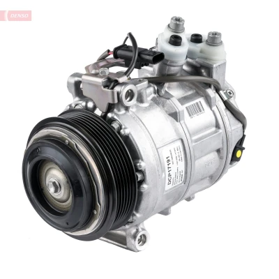 Billede af DENSO DCP17191 Kompressor 7SAS17C 12 PAG 46 YF R 134a, 1234yf med magnetkobling MERCEDES BENZ: C klasse T modell, E Sedan