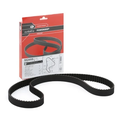 Billede af GATES FleetRunner Micro V Stretch Fit 5524XS Tandrem 141 1343 25,4 Fiberglas, HNBR (Hydreret akryl nitril butadien gummi) PEUGEOT: 206 Hatchback