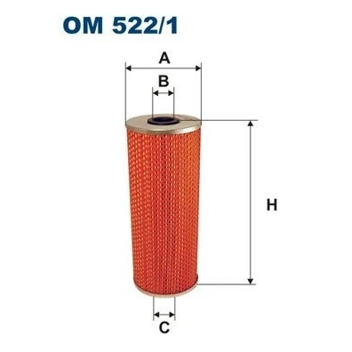 Billede af FILTRON OM 522/1 Oliefilter Filterindsats BMW: 5 Sedan