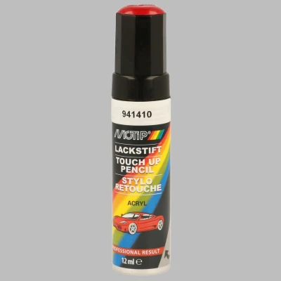Billede af MOTIP 941410 Auto kombinationslak 12ml Stift Rød RAL Acryl Spray 1023 traffic yellow high glossy 400 ml