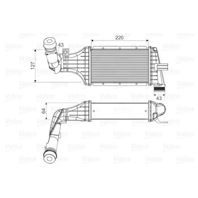 Billede af VALEO 818660 Intercooler uden EGR ventil