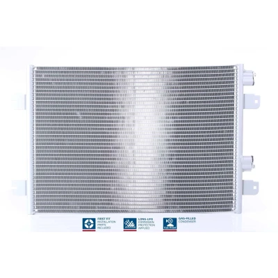 Billede af NISSENS 94673 Kondensator uden tørrer Aluminium 572 R 134a