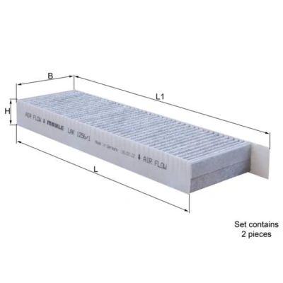 Billede af Kabineluftfilter KNECHT LAK 1256/1/S
