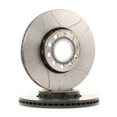 Billede af BREMBO MAX LINE 09.5745.76 Bremseskiver 288 25 5 indvendigt ventileret, opslidset coatet højkarboniseret med skruer AUDI: A6 C5 Sedan, A4 B7 Avant
