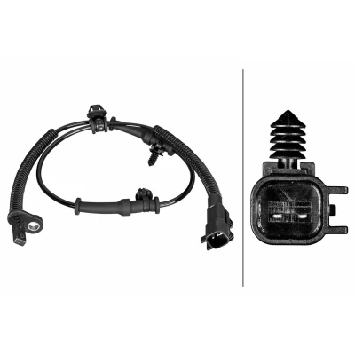 Billede af HELLA 6PU 358 219 241 ABS Sensor med klemme Hall princip 2 775 JEEP: GRAND CHEROKEE 4