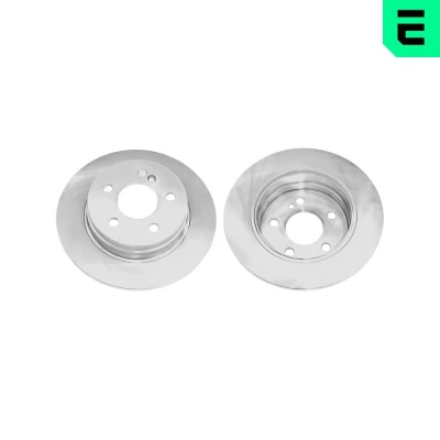 Billede af OPTIMAL BS 8584C Bremseskiver bagaksel 278 9 5/6 fuldstændigt coatet MERCEDES BENZ: C klasse T modell, Sedan, Coupe