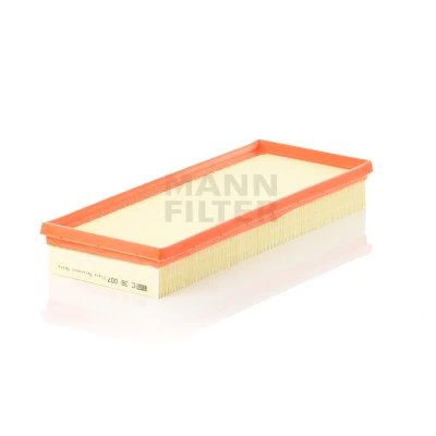 Billede af MANN FILTER C 36 007 KIT Luftfilter 44 136 351 Filterindsats med tillægsfilter for krumtapsudluftning CITROËN: C3 II, C4 II Cactus, Hatchback