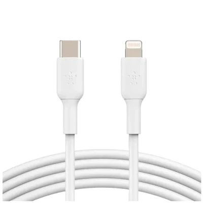Billede af Belkin Boost Charge Lightning USB C Kabel 1 Meter Hvid