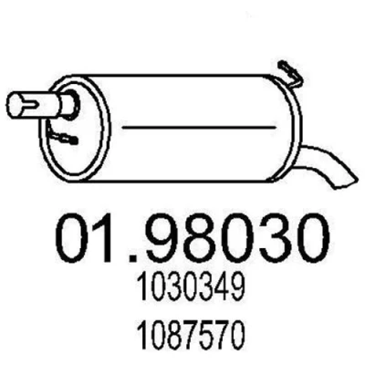 Billede af MTS 01.98030 Lydpotte 605