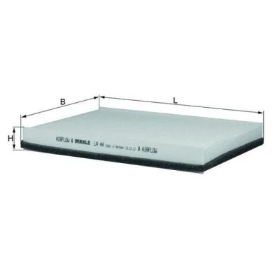 Billede af Filter, indvendig luft KNECHT LA 44