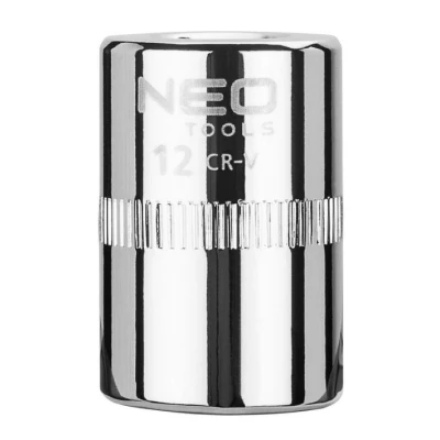 Billede af NEO TOOLS 08 230 Skraldenøgleindsats (Hexagon) 1/4 3124 12 mm Krom vanadium stål SuperLock