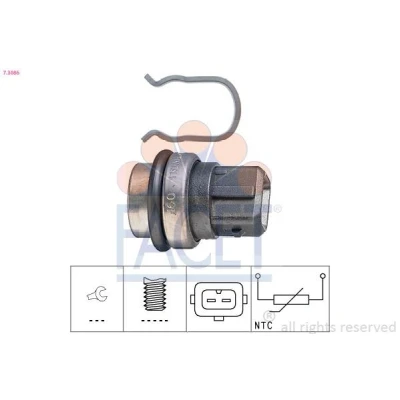 Billede af FACET 7.3086 Kølevæsketemperatur Sensor Made in Italy OE Equivalent grøn sort VOLKSWAGEN: GOLF 3, TRANSPORTER 4 Bus, 2, AUDI: 80 B4 Sedan