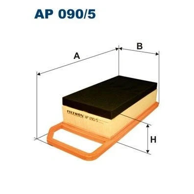 Billede af FILTRON AP 090/5 Luftfilter 79 153 357 Filterindsats PEUGEOT: 407 SW, Sedan, CITROËN: C5 II Hatchback, Stationcar, C6 Sedan