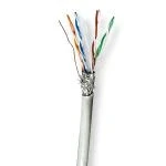 Billede af Netværkskabel Roll CAT6 Stranded S/FTP CCA 305.0 m Indendørs Runde PVC Grå Trækboks
