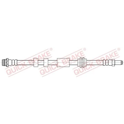 Billede af QUICK BRAKE 32.840 Bremseslange 390 M10x1 FORD: MONDEO 4 Turnier, Galaxy Mk2 MPV, S Max Mk1, VOLVO: V70 3, XC70 II Stationcar, S60