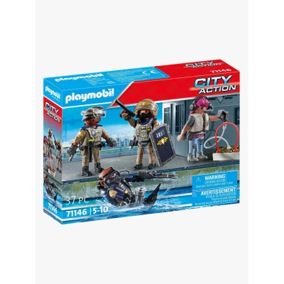 Billede af Playmobil 71146 City Action Byggesæt SWAT figursæt