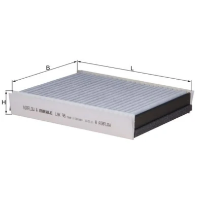 Billede af Filter, indvendig luft MAHLE ORIGINAL LAK 98