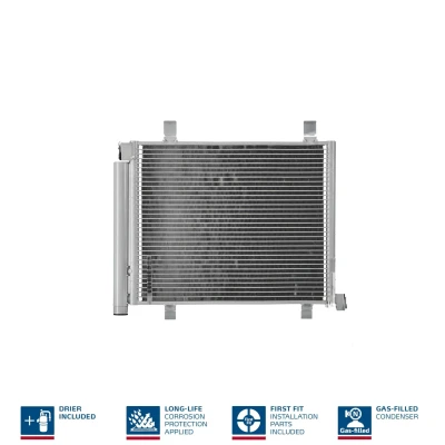 Billede af NISSENS 940254 Kondensator med tørrer Aluminium 447 R 134a SEAT: Mii, SKODA: Citigo, VOLKSWAGEN: up! Hatchback