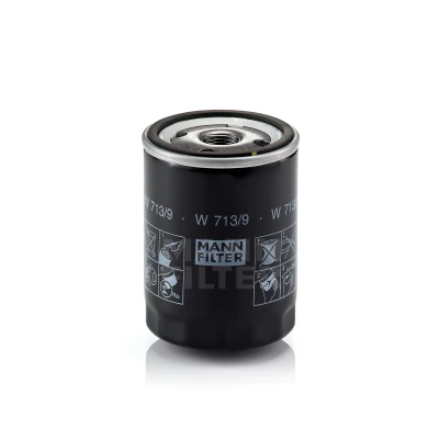 Billede af MANN filter W 713/9 Oliefilter 3/4 16 UNF med to returløbs stop ventiler Påskruet LAND ROVER: Defender SUV Cabriolet,
