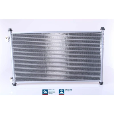 Billede af NISSENS 94733 Kondensator uden tørrer Aluminium 612 R 134a HONDA: CIVIC 7 Hatchback