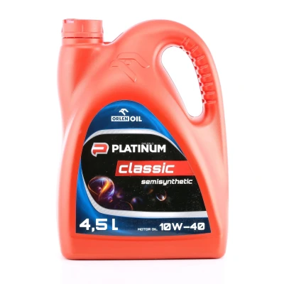 Billede af Orlen Platinum Classic SEMISYNTHETIC 10W 40 4l Motorolie QFS412B60 TOYOTA: Aygo, Yaris III Hatchback, HYUNDAI: i20 I i30 Hatchback