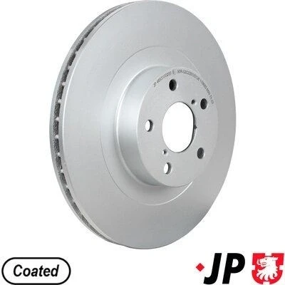 Billede af JP GROUP 4663100200 Bremseskiver foraksel 294 24 5 ventileret coatet SUBARU: Impreza III Hatchback, Forester IV, III, TOYOTA: GT86 Coupe