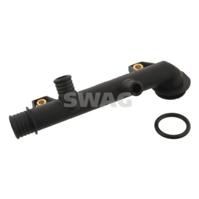 Billede af SWAG 20 92 8430 Kølemiddelflange plastik med pakning BMW: 3 Sedan, Compact, 5 Sedan