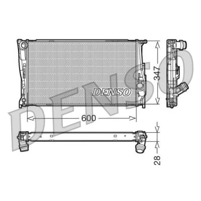 Billede af DENSO DRM05111 Radiator Aluminium 600 347 28 BMW: 3 Touring, Sedan, Coupe