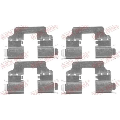 Billede af QUICK BRAKE 109 1750 Tilbehørssæt, skivebremsebelægning HONDA: CIVIC 8 Hatchback, CR V 4, 3