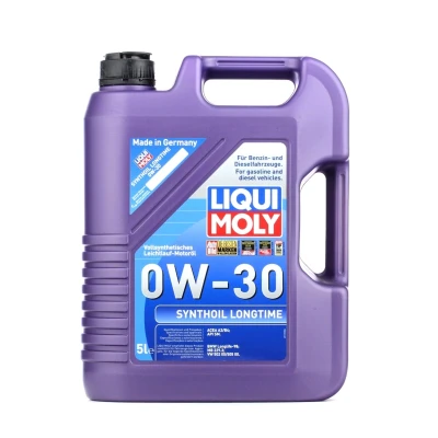 Billede af Liqui Moly Synthoil Longtime 0W 30 5l Motorolie 8977 VOLKSWAGEN: up! Hatchback, Polo V Golf 7, SKODA: Octavia 3 Schrägheck, Citigo, Fabia 2