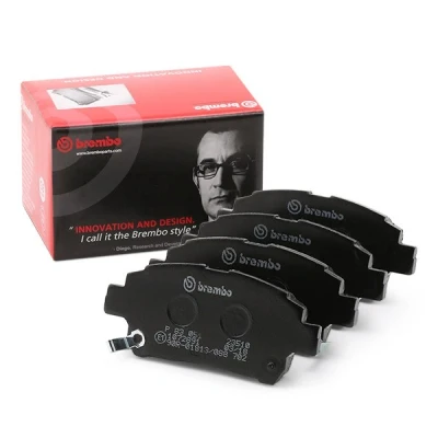 Billede af BREMBO P 83 051 Bremseklodser med akustisk advarsel for slid uden tilbehør TOYOTA: Yaris I Hatchback, Corolla IX Station Wagon